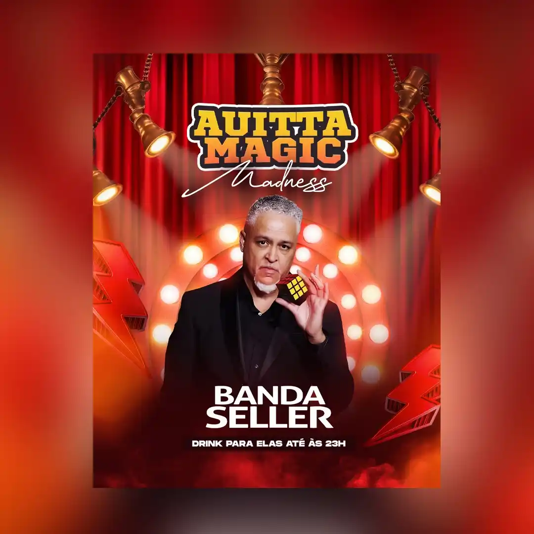 Magic Flyer Design,  Concert, Comedy Show, Magic Show, Live Music Event Poster